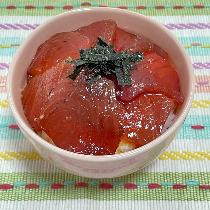 自然薯で♪マグロの山かけ丼